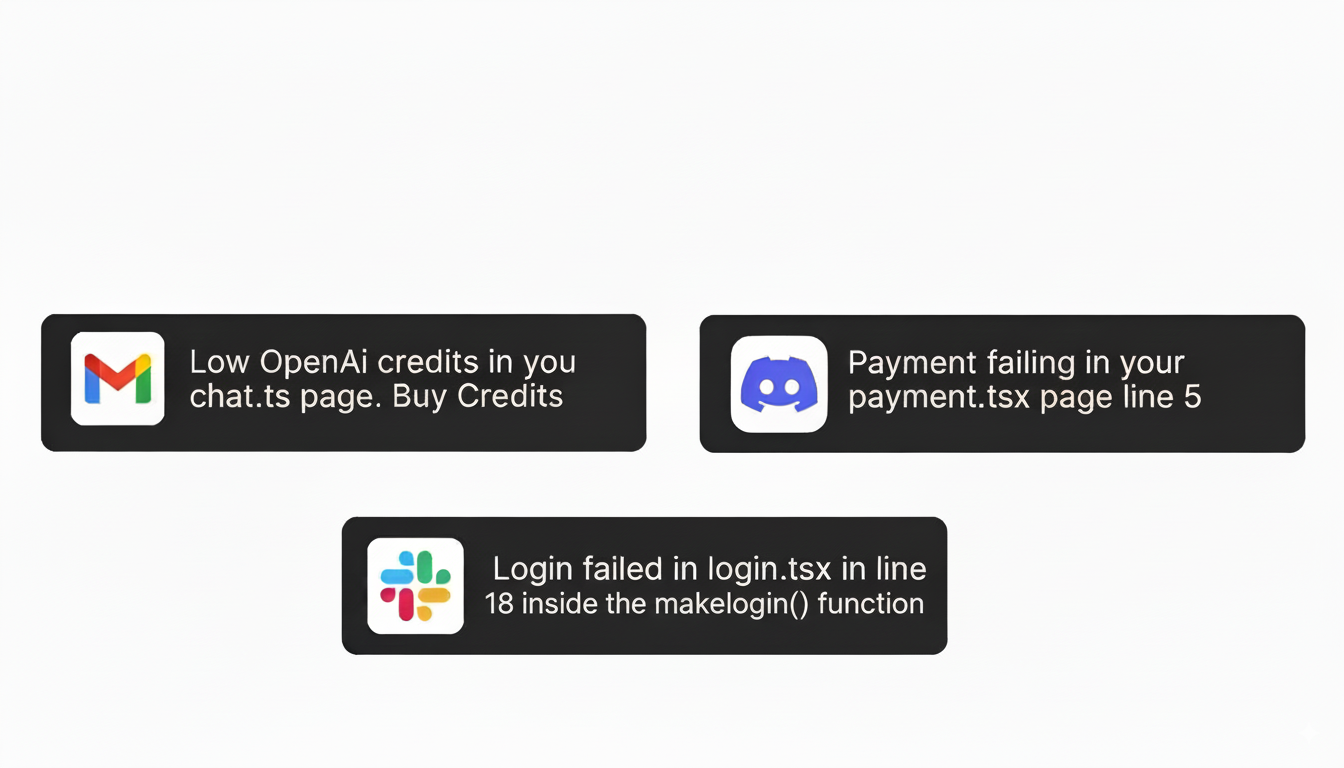 Real-time notification example